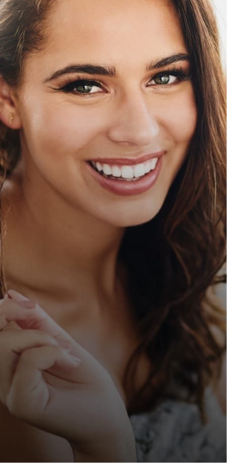 Beautiful woman smiling